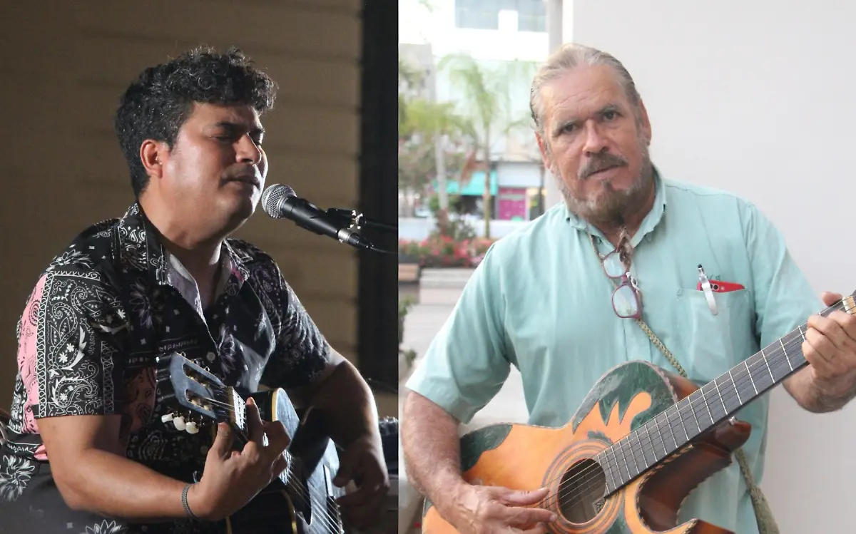 Fernando Fraustro y El Juglar son dos artistas del sur de Tamaulipas que se inspiran en las causas sociales Fernando Fraustro y Víctor de Sampedro